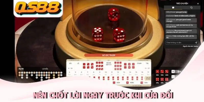 Nên chốt lời ngay trước khi cửa đổi